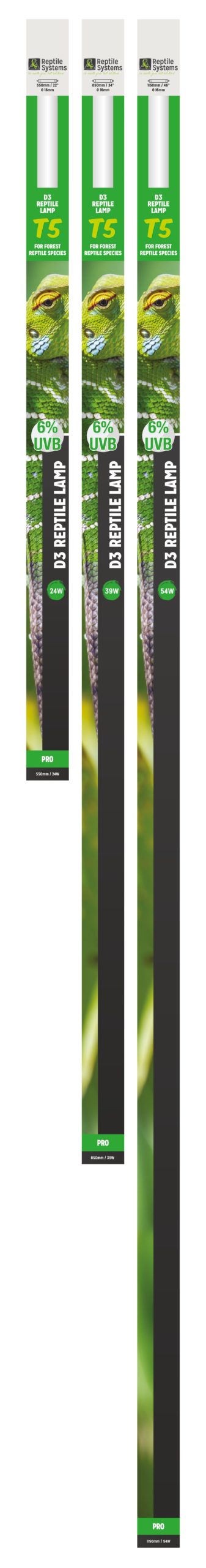 Reptile Systems 6% D3 T5 UVB Lamp
