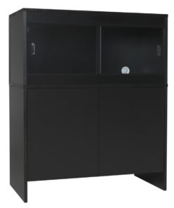 Habistat 36x18x26 Cabinet Oak/Black - Image 4