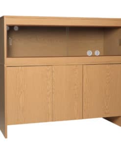 Habistat 48x18x26 Cabinet Oak/Black - Image 3