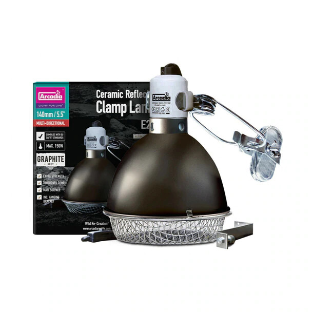 Arcadia Graphite Ceramic Reflector Clamp