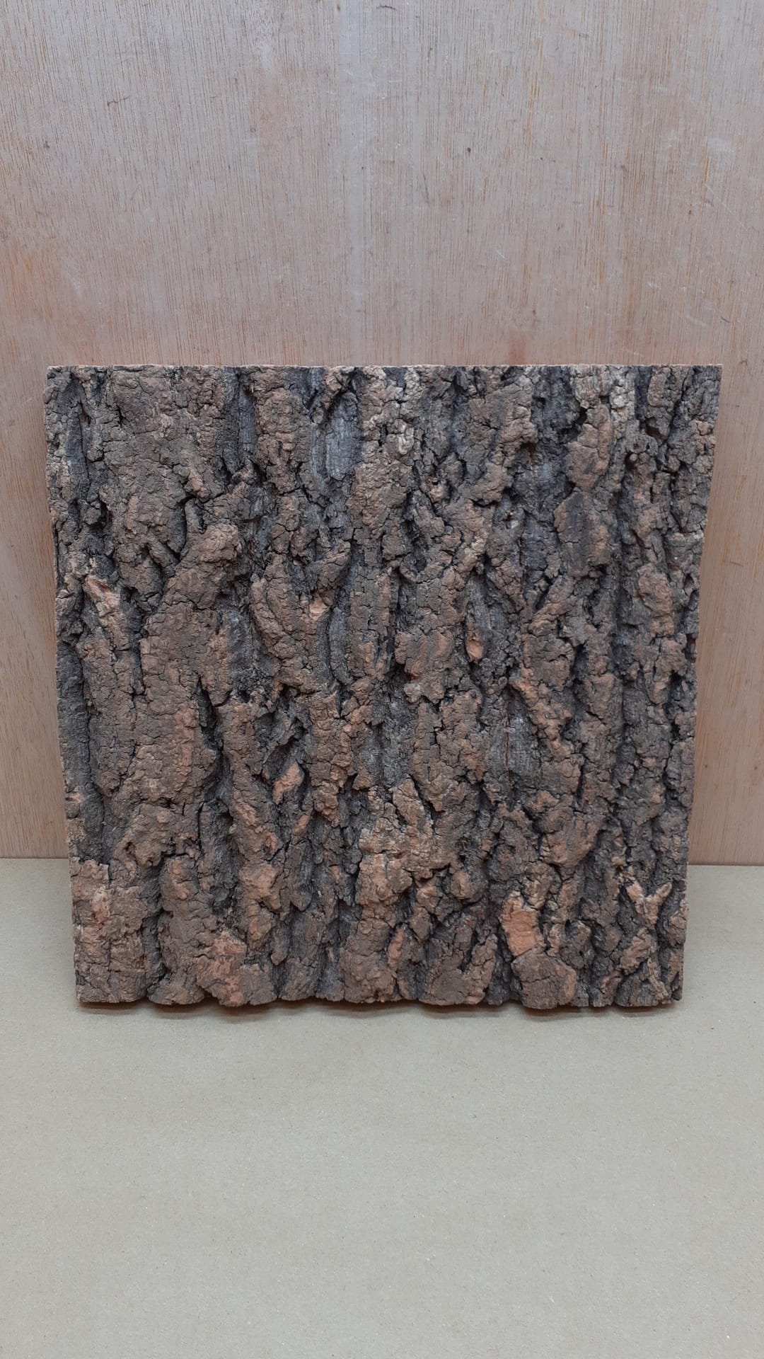 Cork Bark Background Panel 30x30cm - 4