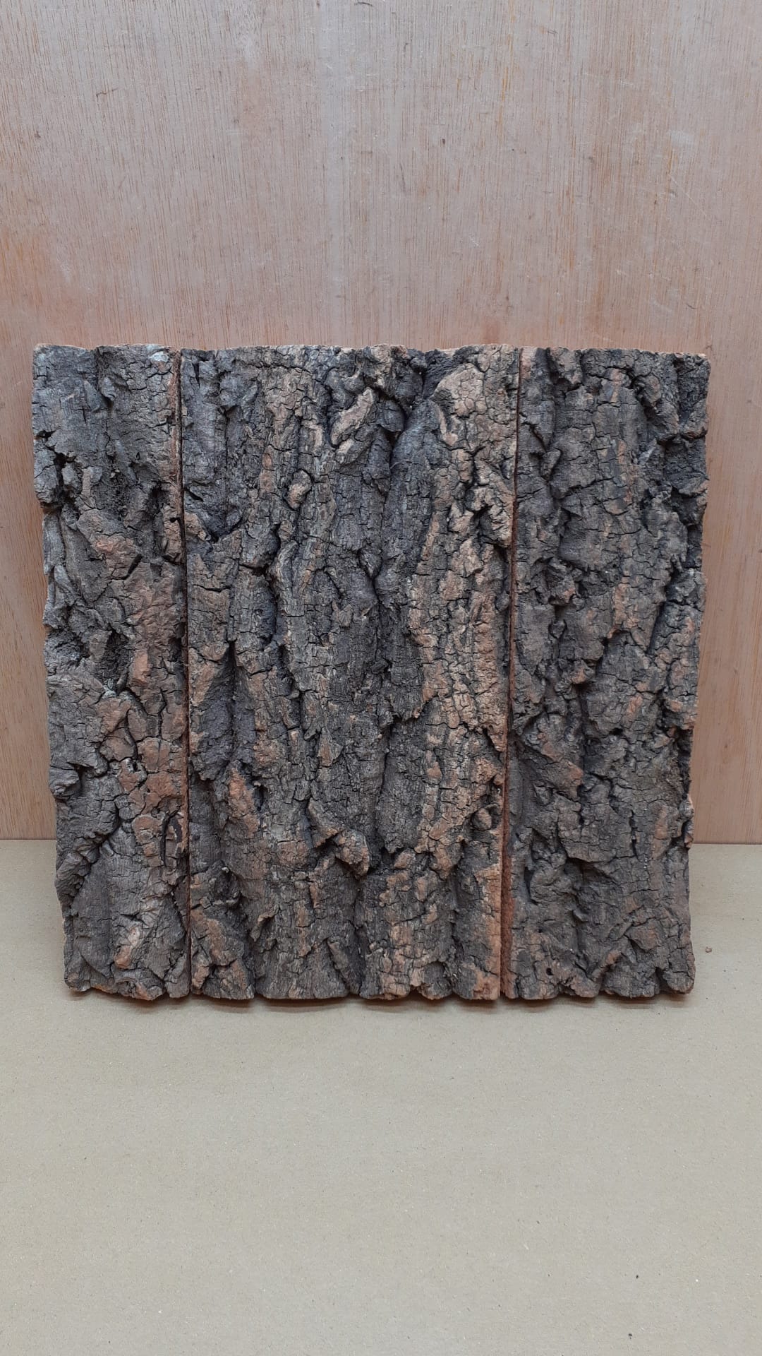 Cork Bark Background Panel 30x30cm - 16