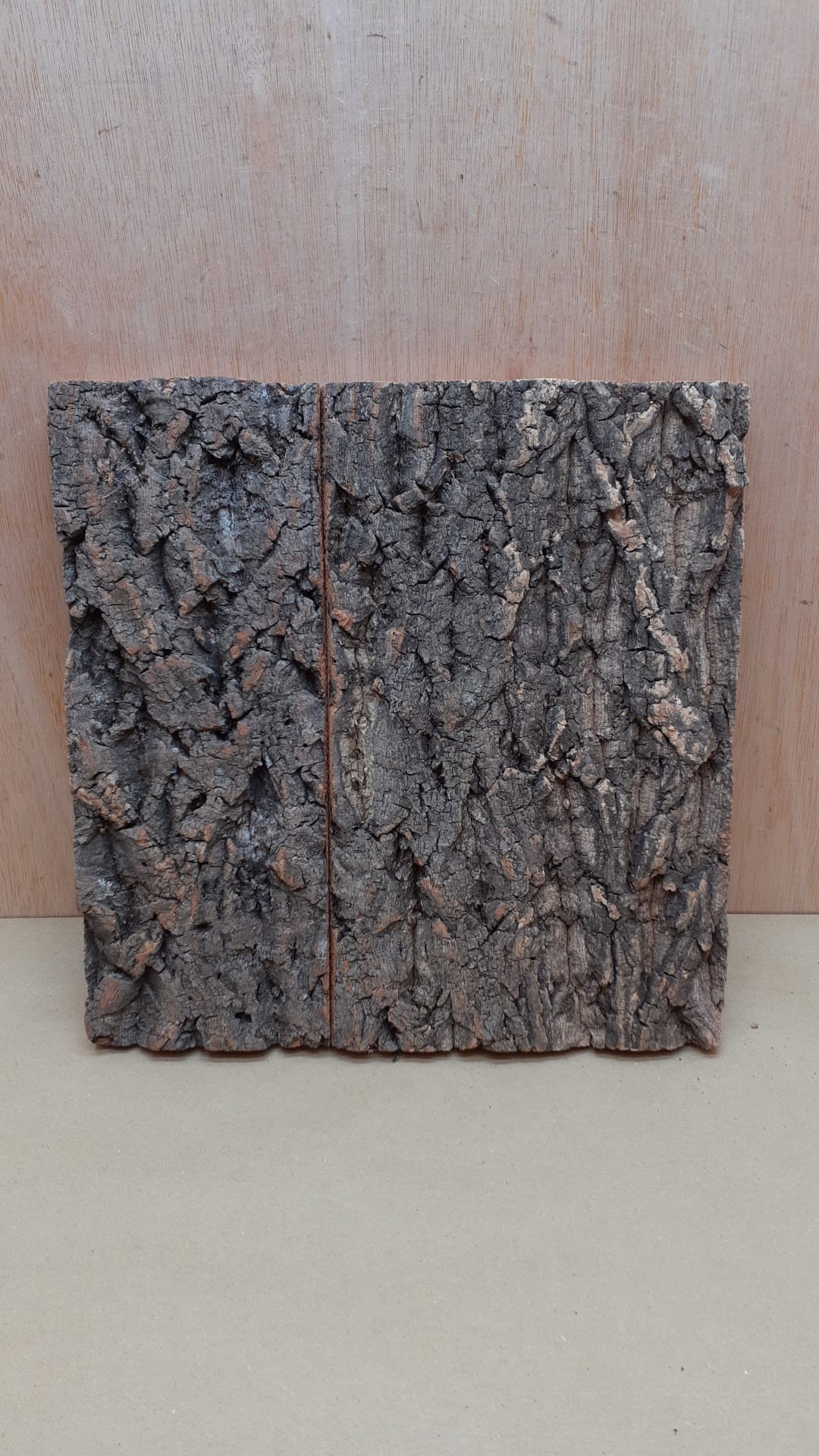 Cork Bark Background Panel 30x30cm - 20