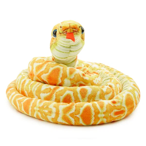 Sienna The Yellow Snake Plush Toy 180 cm Large